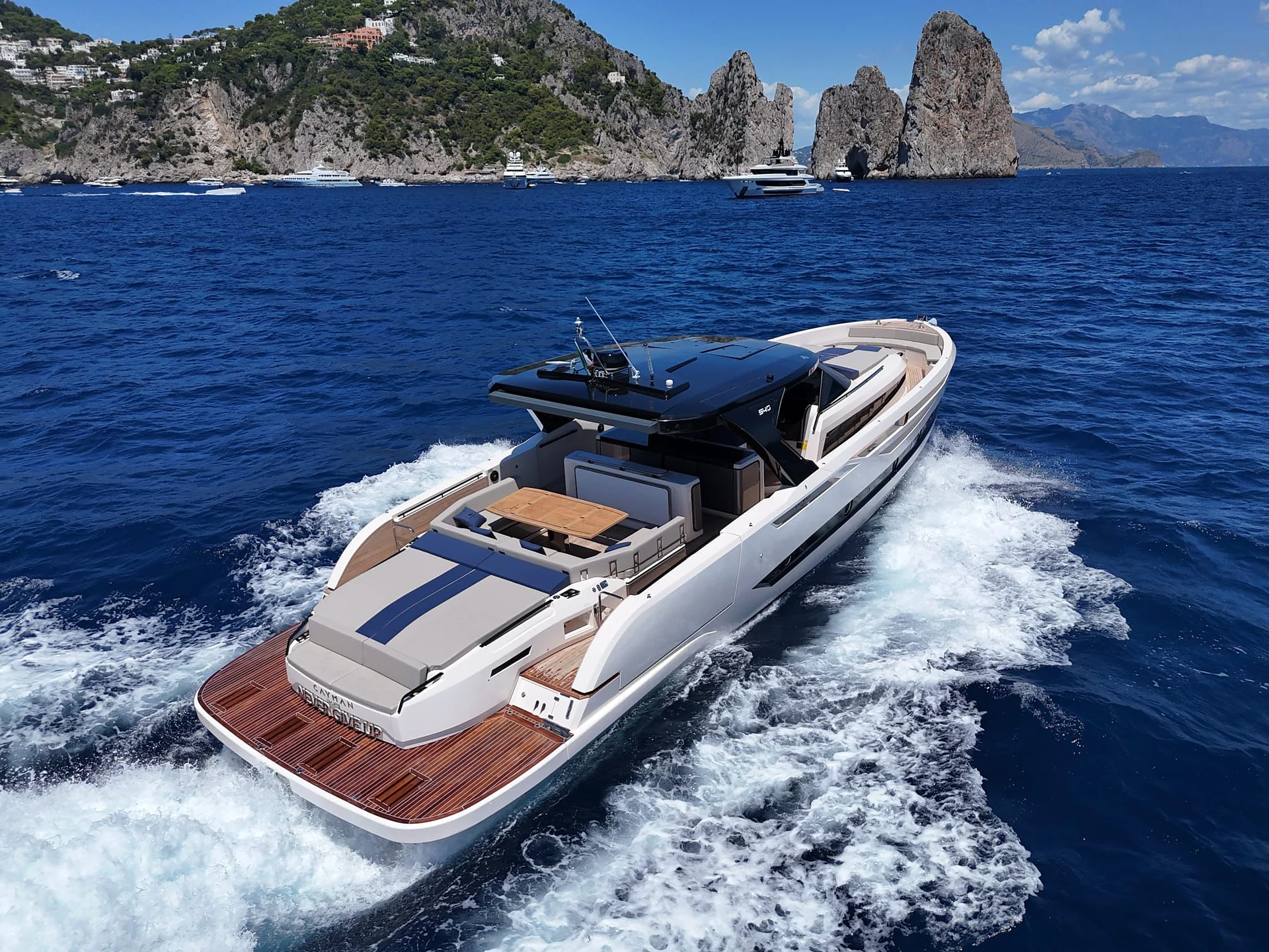 Caiman 54 at sea